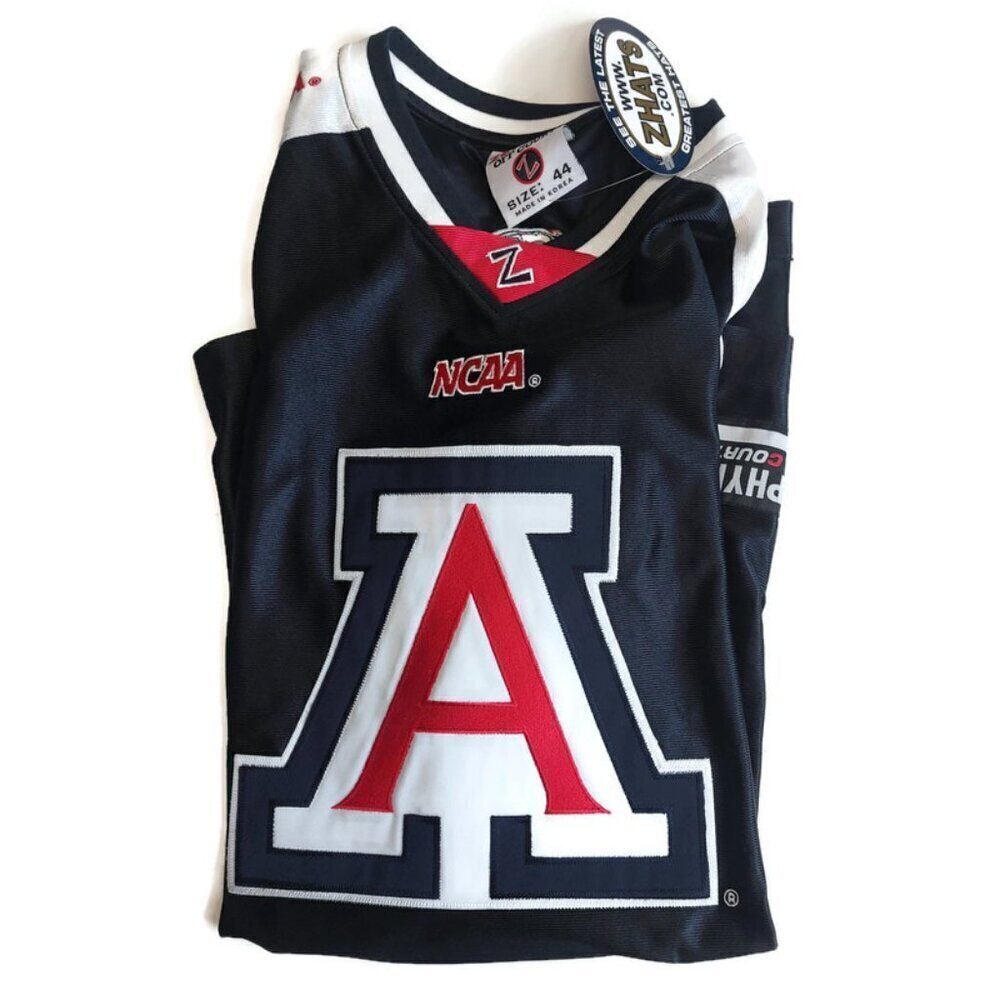 Zephyr NCAA Arizona Wildcats Off Court Basketball Jersey Mens Size 44 Blue - Picture 8 of 8